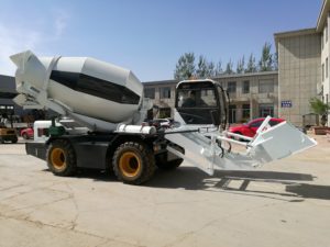 self loading concrete truck mixer