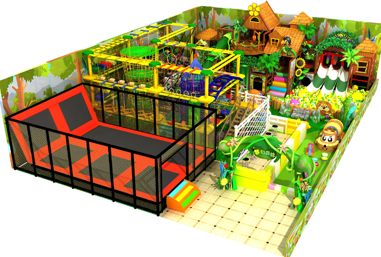 Kids indoor playground equipment project