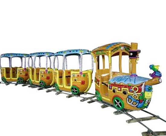 Carnival track train rides