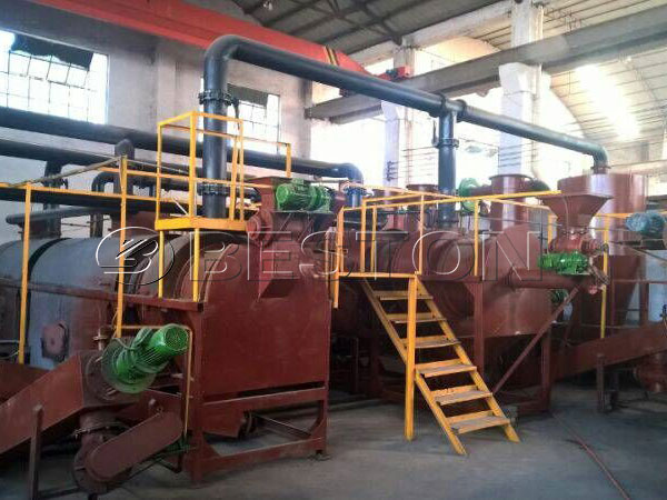 Rice husk charcoal making machine