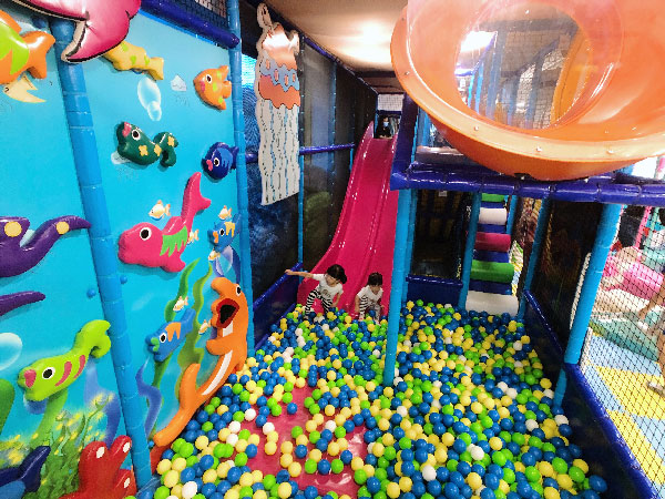 Indoor soft playground for kids
