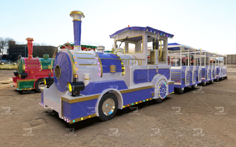 trackless train ride for park