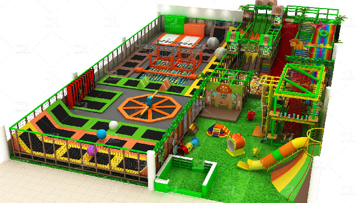 trampoline park equipment